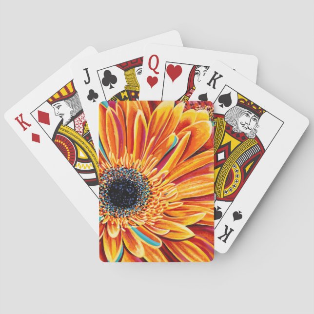 Färg Bursts II Casinokort (Baksidan)