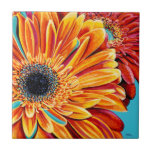 Färg Bursts II Kakelplatta<br><div class="desc">Blommigt</div>