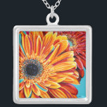 Färg Bursts II Silverpläterat Halsband<br><div class="desc">Blommigt</div>