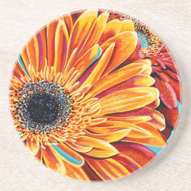 Färg Bursts II Underlägg Sandsten (Framsidan)