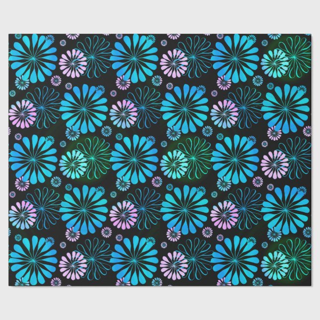 Färg Bursts Presentpapper (Seam)