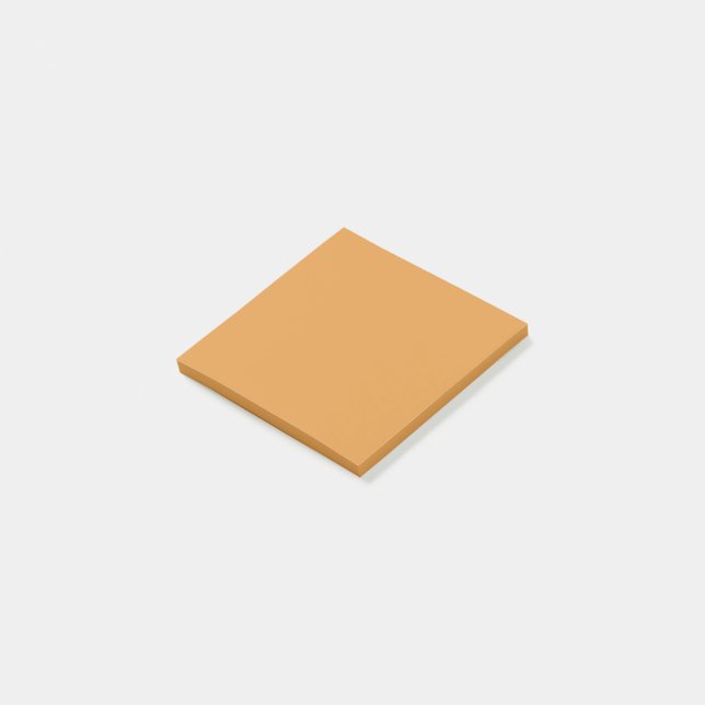 färg butterscotch post-it block (Vinklad)