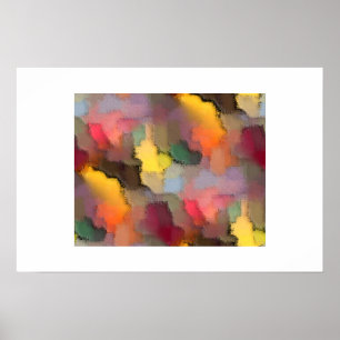 Färg Canvas Poster