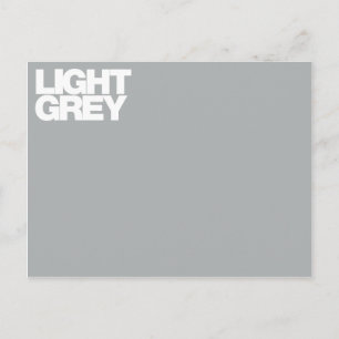 Färg Card light grått Vykort