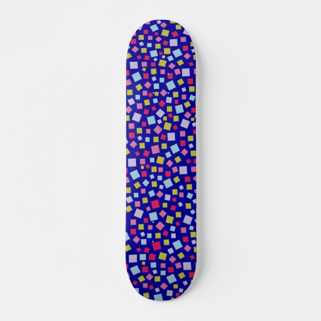 Färg Cascade - Mörk blått Skateboard Bräda 20 Cm (Framsida)