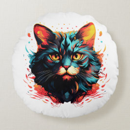 FÄRG CAT RUND KUDDE