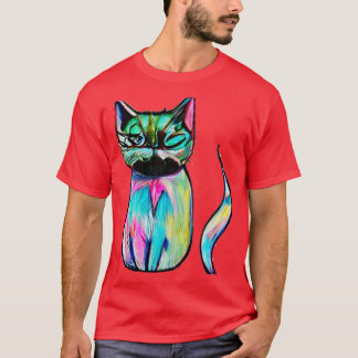 färg cat t shirt
