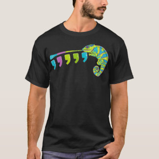 Färg Changing Chameleon Comma Chameleon  T Shirt
