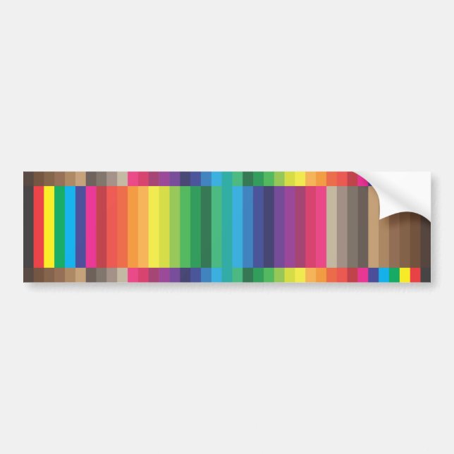 Färg CMYK-färgruta Bildekal (Framsidan)