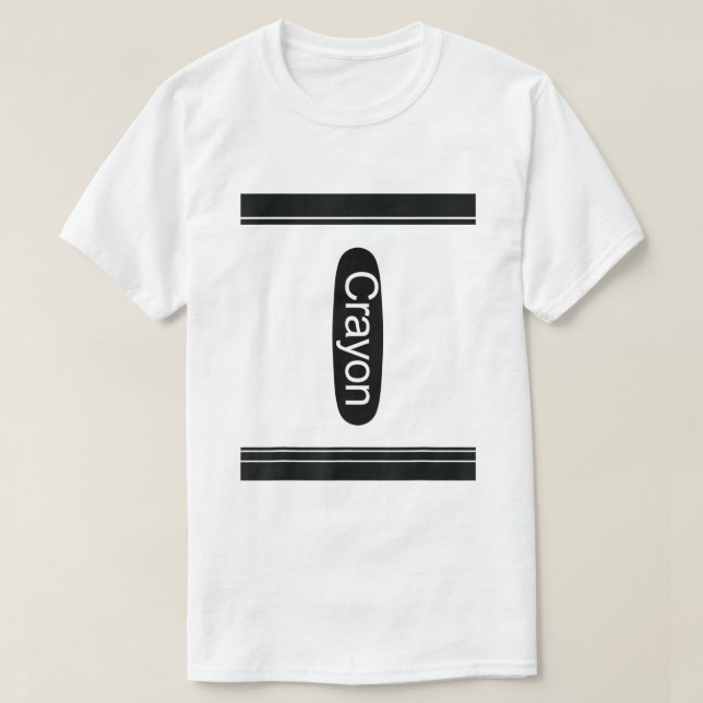 Färg Crayon Group Family Halloween Costume Crayon T Shirt (Design framsida)