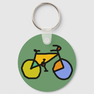 färg cykel nyckelring