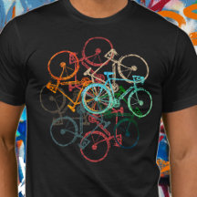 Färg cyklar. Cykling/bläcksvart