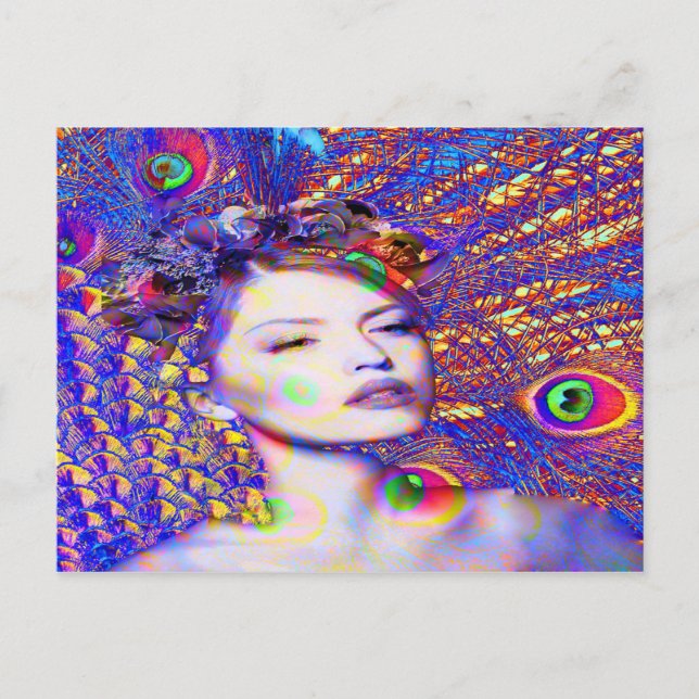 Färg Dance Vykort (Framsida)