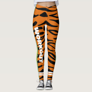 Färg design l Cheetah skriver ut l Modern brun Leggings