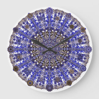 Färg design mandala i Marocko Stor Klocka