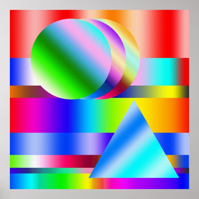 Färg Dessert Poster (Framsidan)