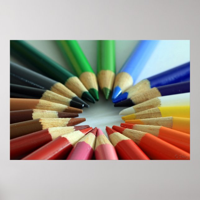 Färg-diagramhjul Poster (Framsidan)