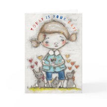 Färg din dag - hälsningskort