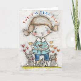 Färg din dag - hälsningskort tack kort