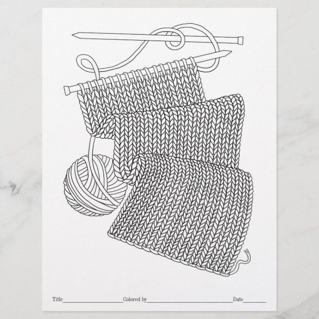 FÄRG: DIN EGEN ARBETA PÅ Sticka-färgningssidan (Framsida)