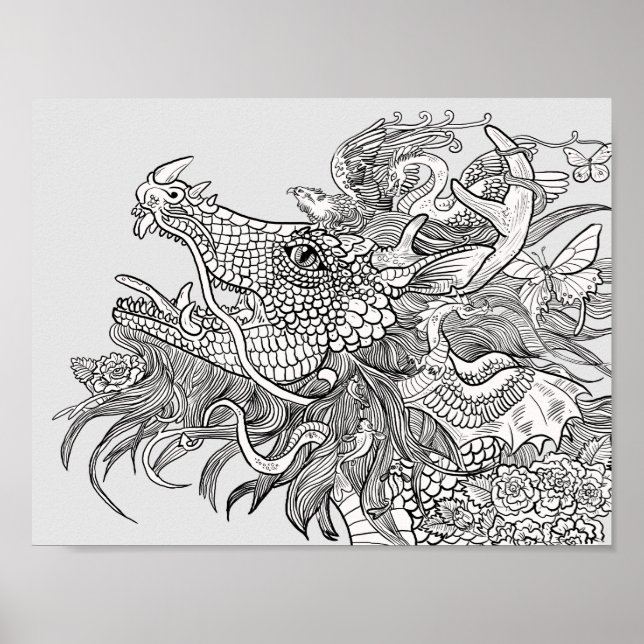 Färg din egen dragbil poster (Framsidan)