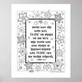 Färg - din egen inspirationsincitationskvot, bibel poster