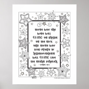 Färg - din egen inspirationsincitationskvot, bibel poster