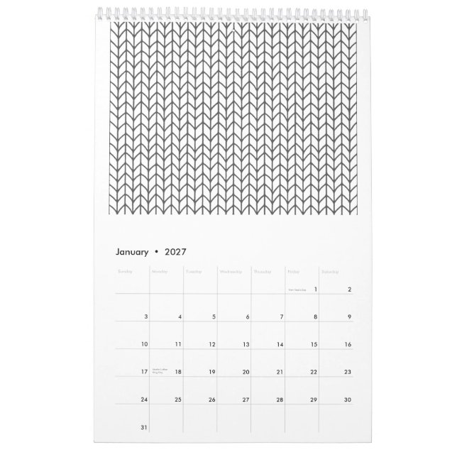 FÄRG DIN EGEN Knivkalender Kalender (Jan 2027)
