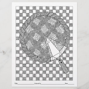 FÄRG: DIN EGEN Knsigned Paj Coloring Page