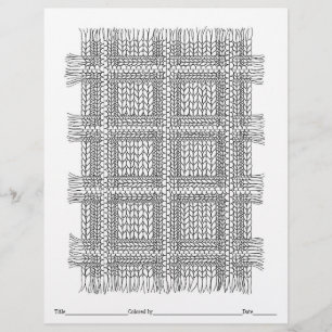 FÄRG: DIN EGEN Knsigned Play Coloring Page
