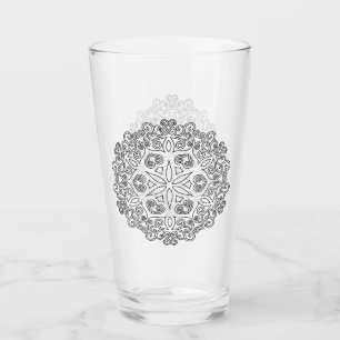 Färg Din egen MANDALA - DIY Coloring Bok 2 Glaskopp
