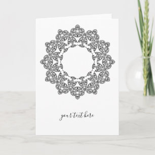 Färg Din egen MANDALA - DIY Coloring Bok 3 Kort