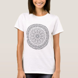 Färg - din egen Vuxen för att färga Mandala Shirt T Shirt