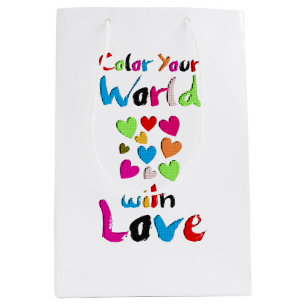 Färg din värld med Kärlek - Vibrant hjärtdesign