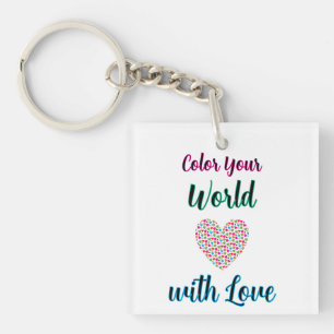 Färg din värld med Kärlek - Vibrant hjärtdesign