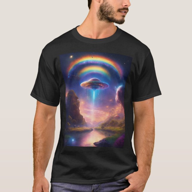 Färg dina drömmar måla vårt öde t shirt (Framsida)