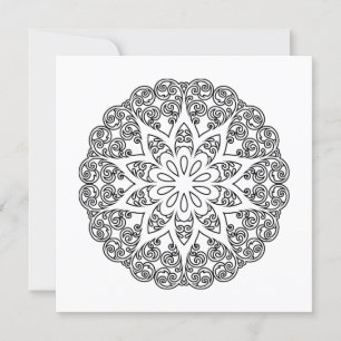 Färg Ditt eget MANDALA - DIY Coloring Bok 1
