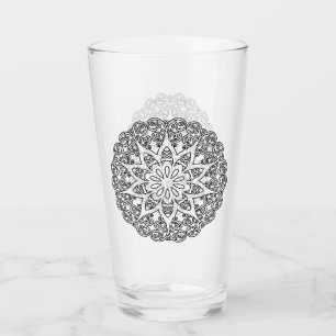 Färg Ditt eget MANDALA - DIY Coloring Bok 1 Glaskopp