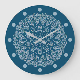 Färg Ditt eget MANDALA - DIY Coloring Bok 1a Stor Klocka