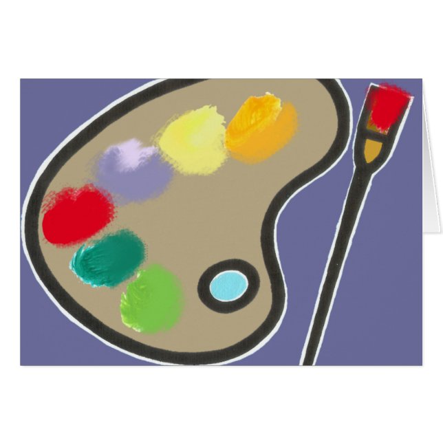 Färg ditt liv hälsningskort (Framsidan Horizontal)