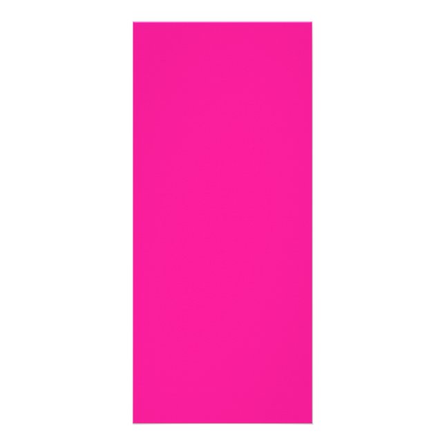 färg djupt rosa reklamkort (Framsidan)