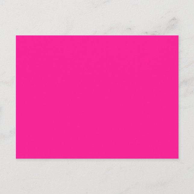 färg djupt rosa vykort (Framsida)