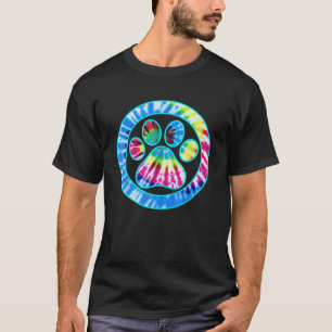 Färg Djurkatt Hund Paw Skriv ut Djurälskare Shirt T