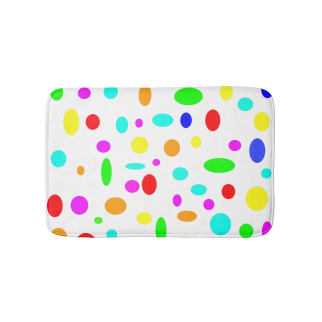 Färg Dots Bath Mat Badrumsmatta (Framsidan)