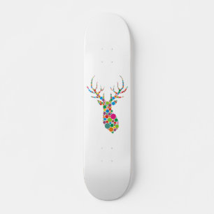 Färg Dots Hjort Mini Skateboard Bräda 18,5 Cm