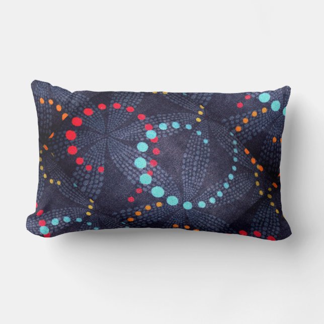 Färg Dots Lumbarkudde (Framsida)