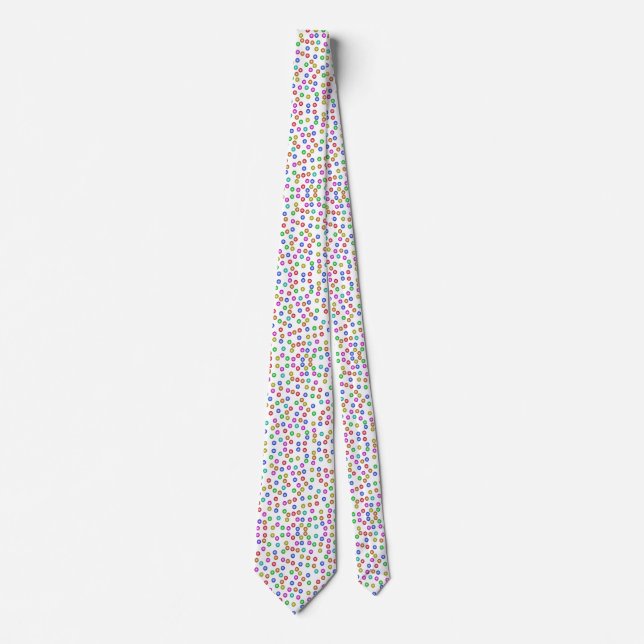 Färg Dots Tie Slips (Framsida)