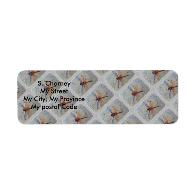 FÄRG DRAGONFULL Returadress Returadress Etikett (Framsidan)