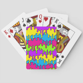 Färg-dropp Casinokort