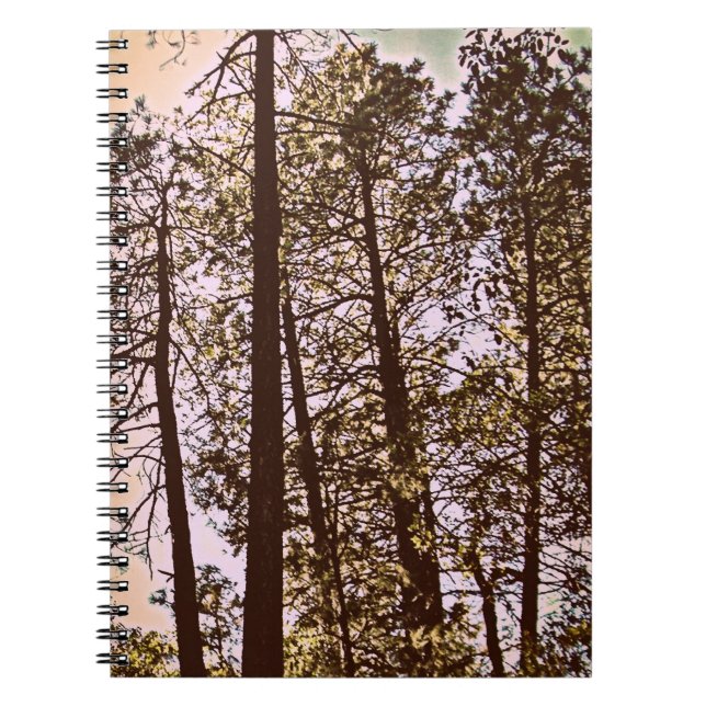 färg efter träd anteckningsbok med spiral (Framsidan)